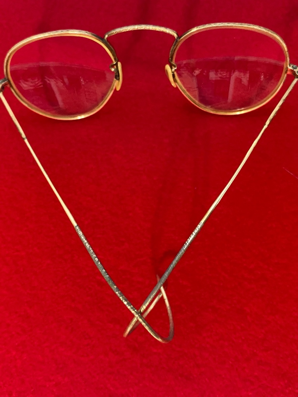 Vintage gold plated eyeglasses - Picture 5 of 7